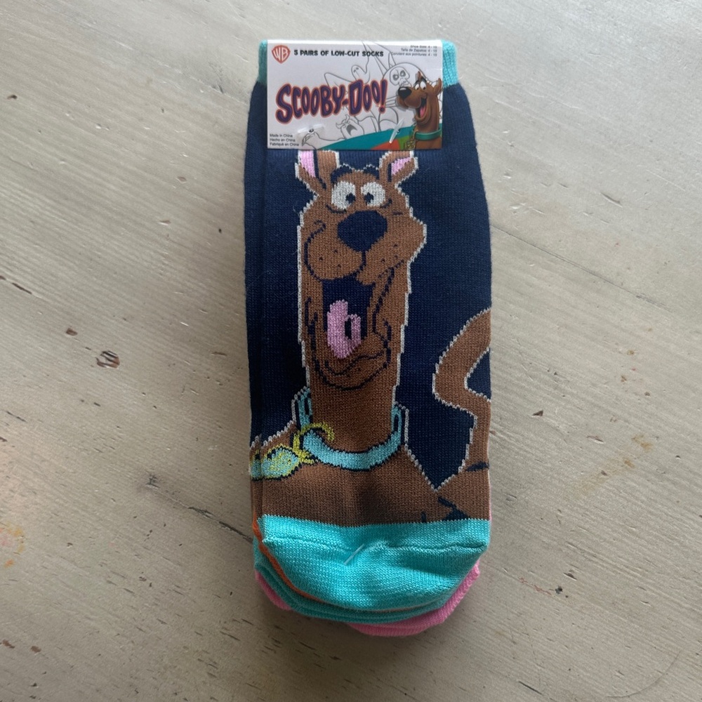Scooby-Doo 5 pairs of low cut socks